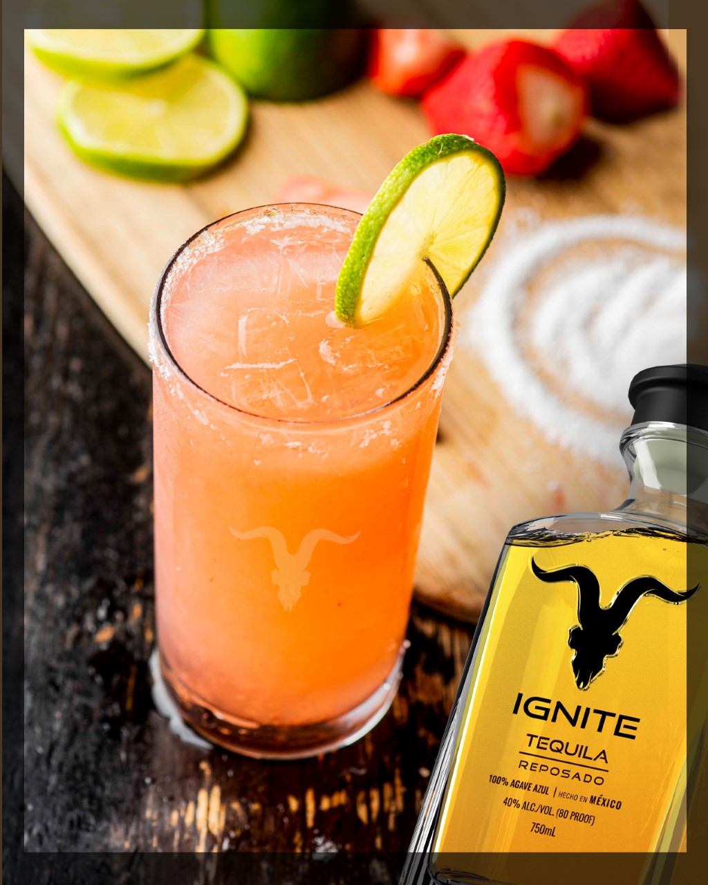 ignite tequila cocktail passion fruit